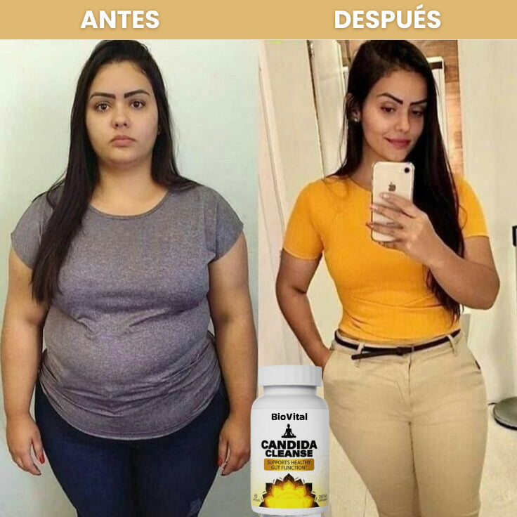 Candida Cleanse Pro® Cápsulas que reducen antojos, hinchazón y fatiga